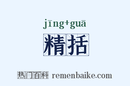 精括是什么意思的图片